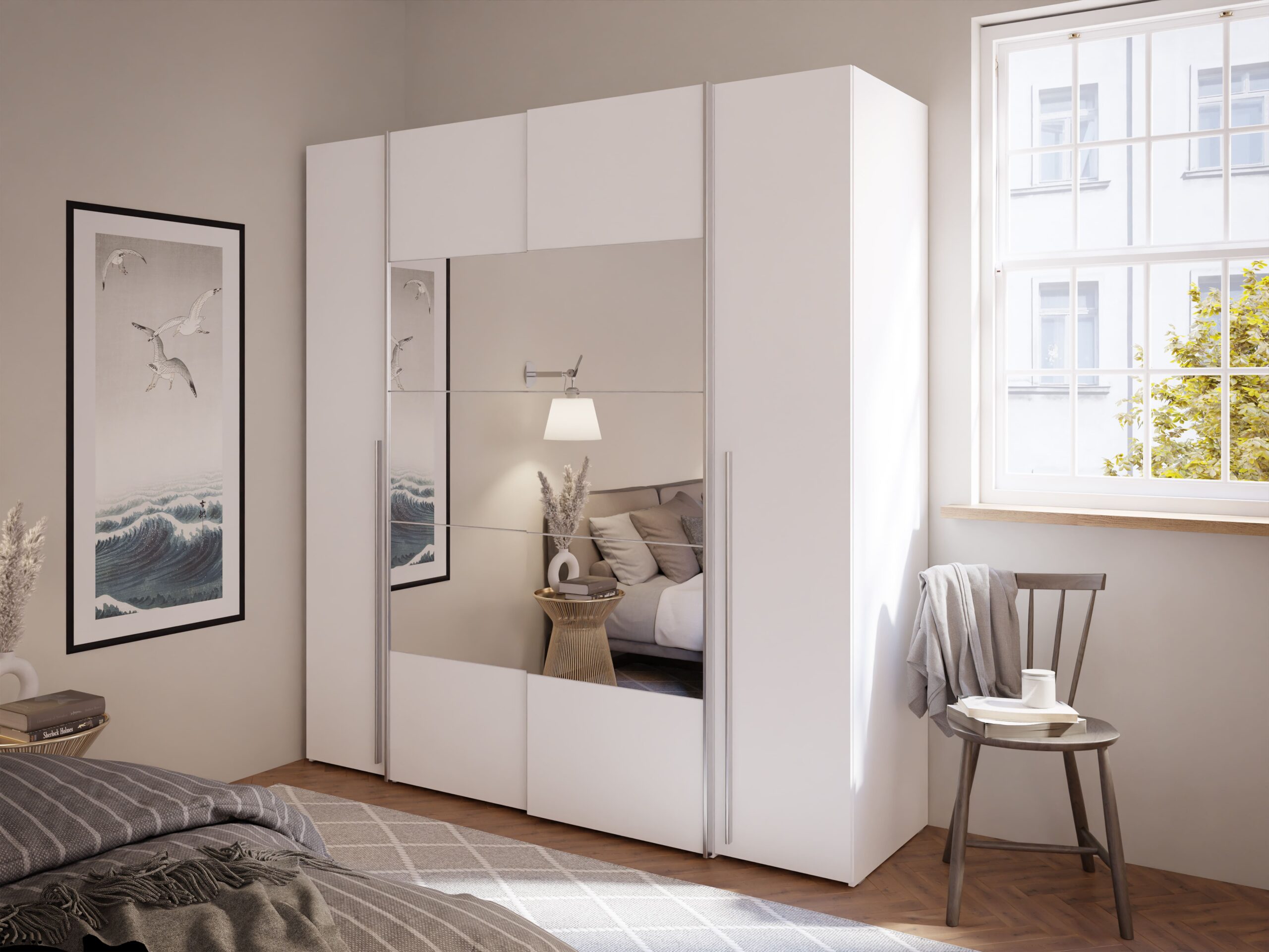 Garde-robe avec miroir – NARAGO – My Way Meubles
