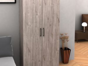 Armoire de rangement New Grey Oak 2 portes 80 cm pour toutes les pièces à Liège