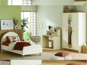 Chambre BOHO pour enfant avec décoration douce et chaleureuse à Liège